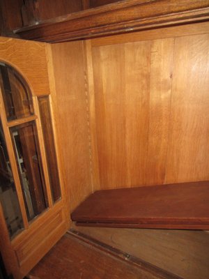 Scottish Oak Library Drawer Cabinet-CDG-1140820