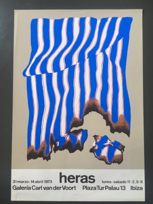 Screenprint by Arturo Heras for Galeria Carl van der Voort, 1973-NY-743127