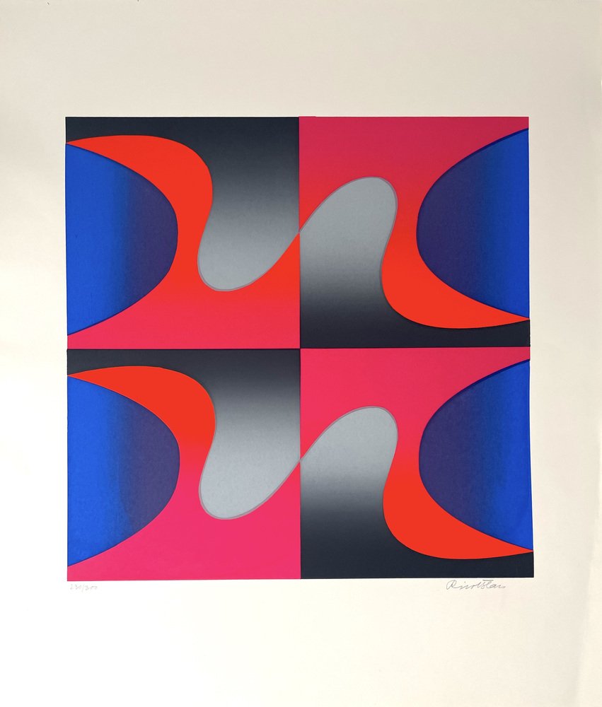 Screenprint, Op Art, 1960s