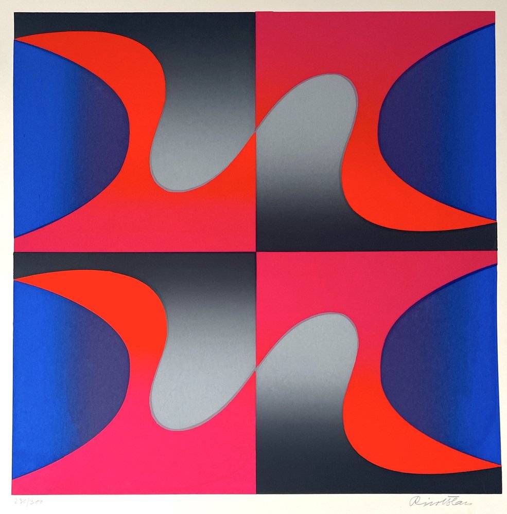 Screenprint, Op Art, 1960s-NY-1785130