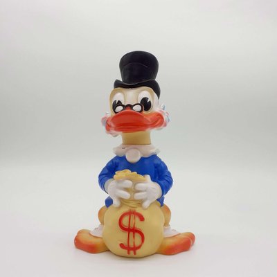 Scrooge with Sack Rubber Puppet by Ledraplastic for Walt Disney Production-PCO-1813280