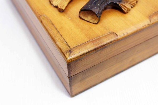 Sculpted Wooden Box, 1960-BQF-1161214