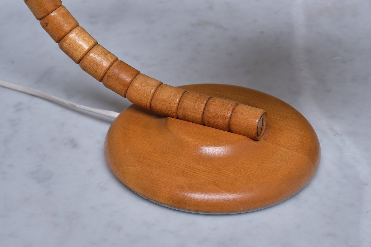 Sculptural Adjustable Table Lamp in Beech from Markslöjd, Sweden, 1960s