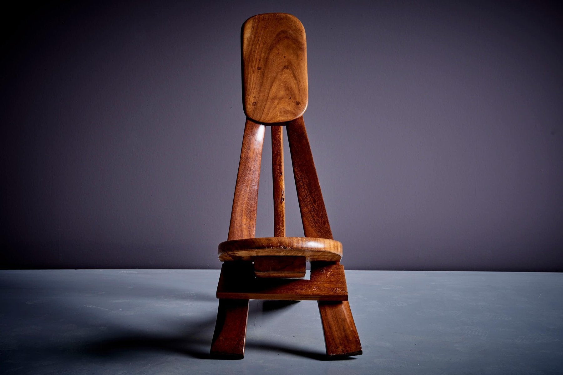 Sculptural African Studio Chair, 1960s