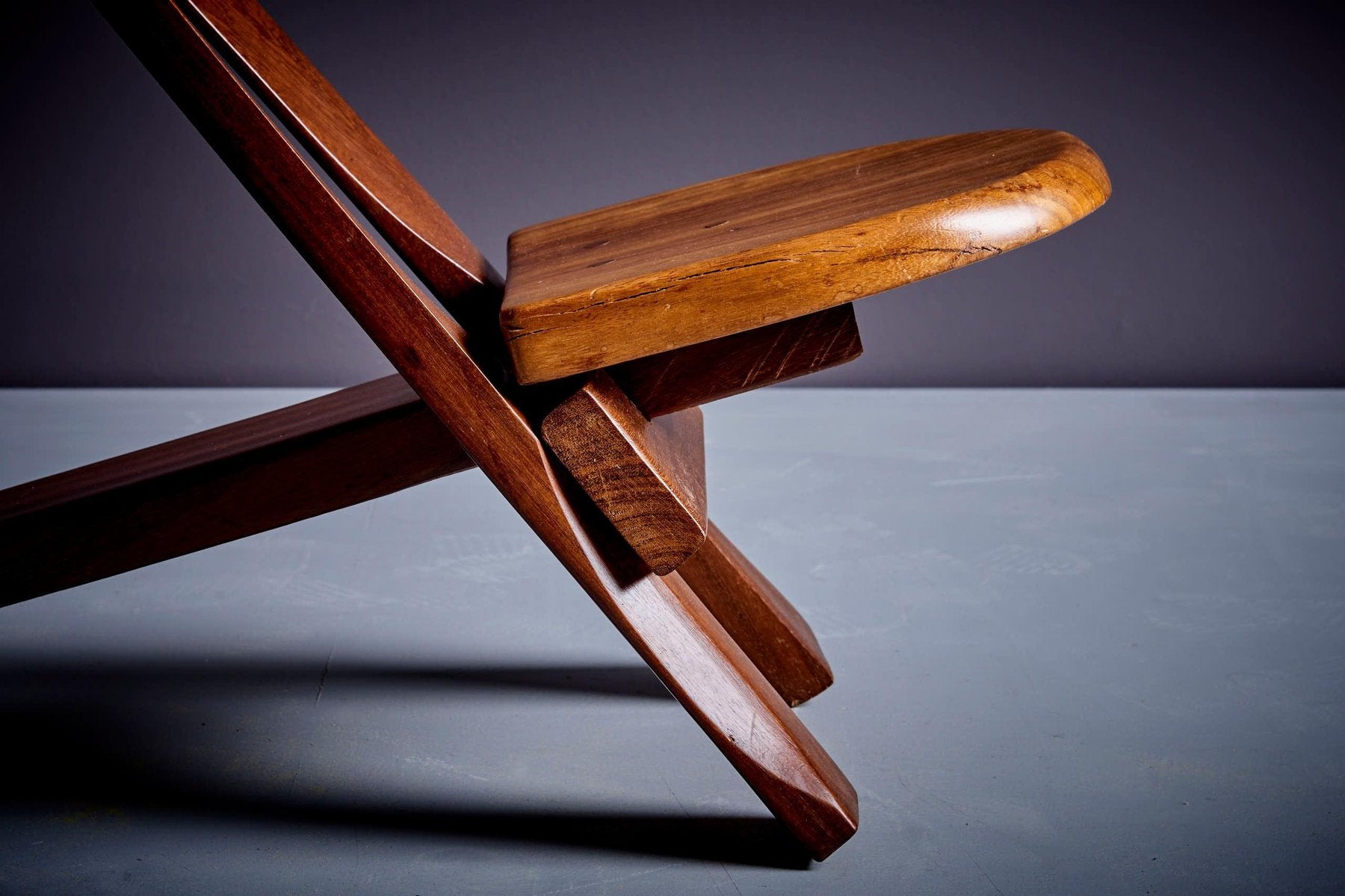 Sculptural African Studio Chair, 1960s