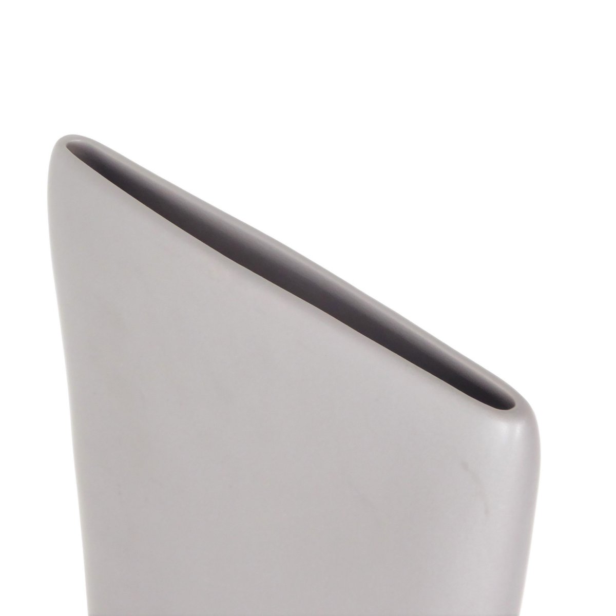 Sculptural Beige Ceramic Vase from AZA, 1980s