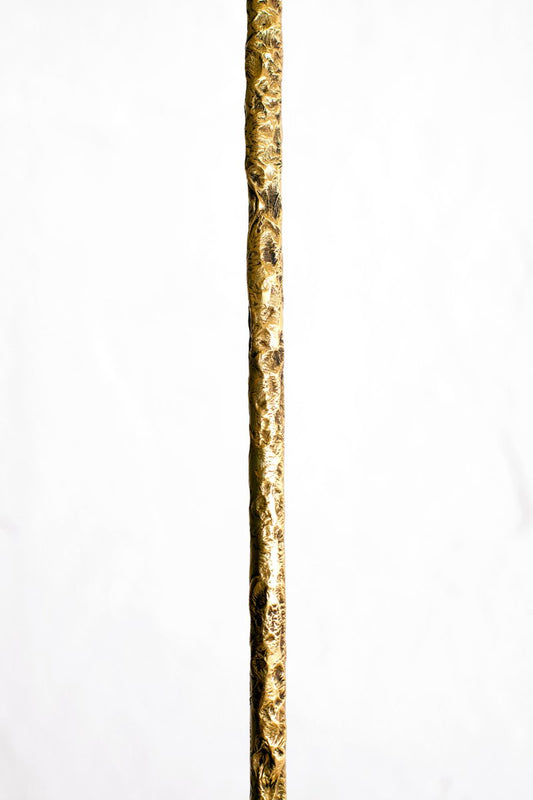 Sculptural Brass Floor Lamp Howl by Morghen Studio