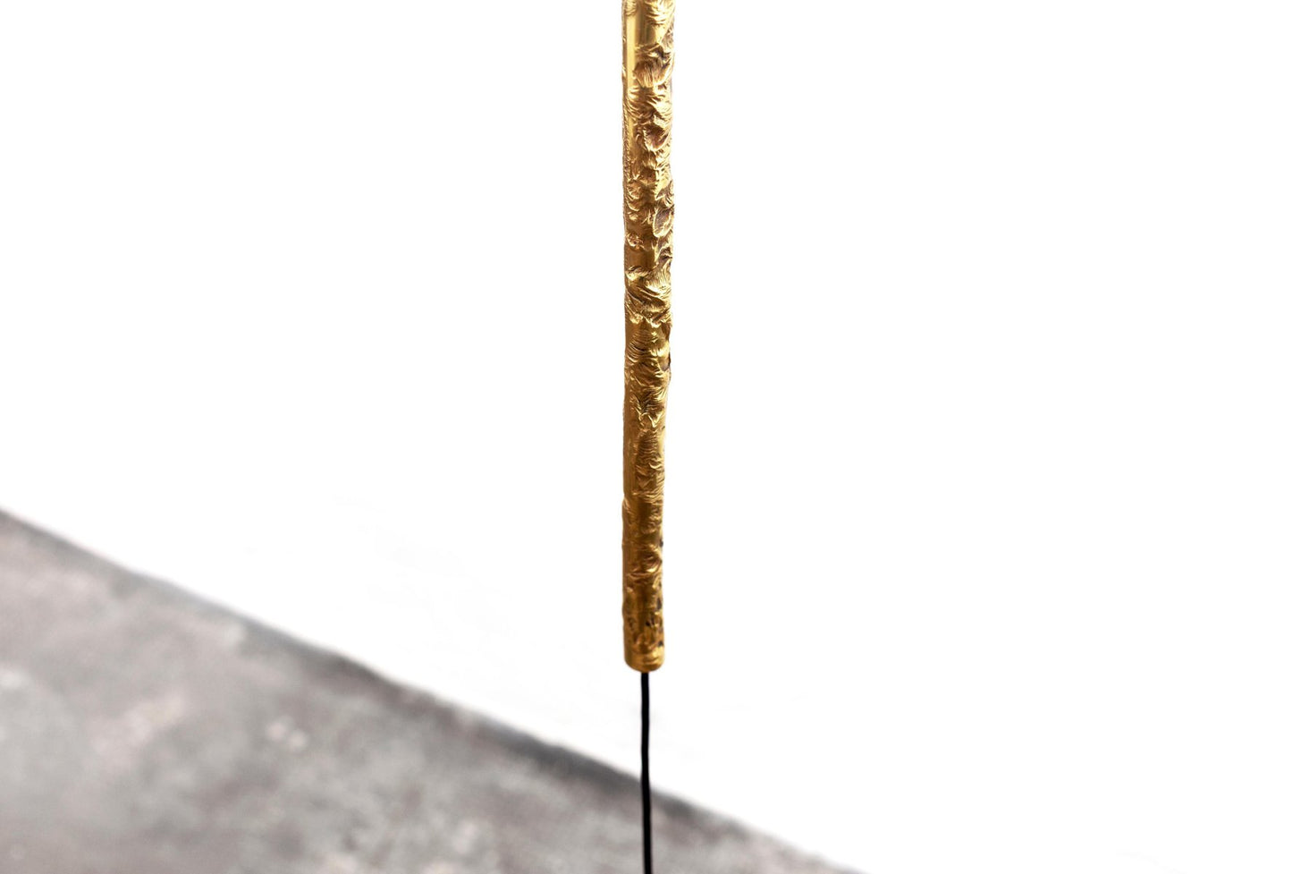 Sculptural Brass Floor Lamp Howl by Morghen Studio