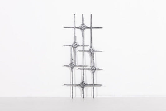 Sculptural Brutalist Wall Sculpture-Door Fixture, Germany, 1980s