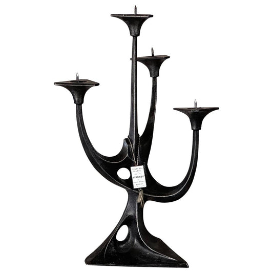 Sculptural Candelabra attributed to Mauro Manetti for Fonderia Darte Florence, 1960s