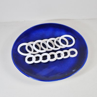 Sculptural Ceramic Plate by De Pascalis, 1970s-JQO-687805