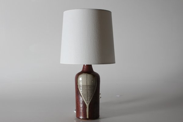 Sculptural Ceramic Table Lamp by Gunver Bilde Sørensen, Denmark, 1970s-QQ-1796487