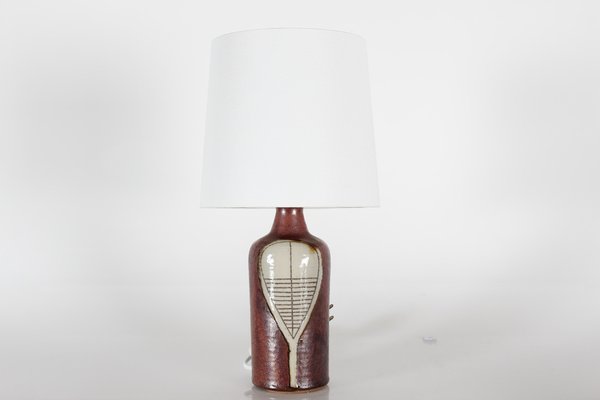 Sculptural Ceramic Table Lamp by Gunver Bilde Sørensen, Denmark, 1970s-QQ-1796487