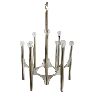 Sculptural Chandelier attributed to Gaetano Sciolari, Italy, 1970s-FO-1765690