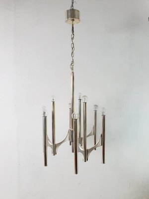 Sculptural Chandelier attributed to Gaetano Sciolari, Italy, 1970s-FO-1765690