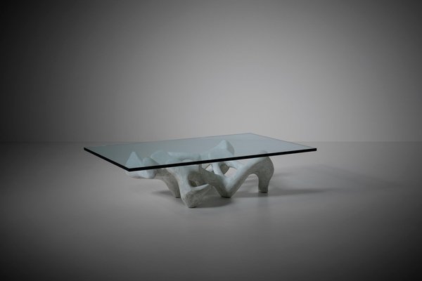 Sculptural Concrete Coffee Table, Italy, 1970s-CO-1450542