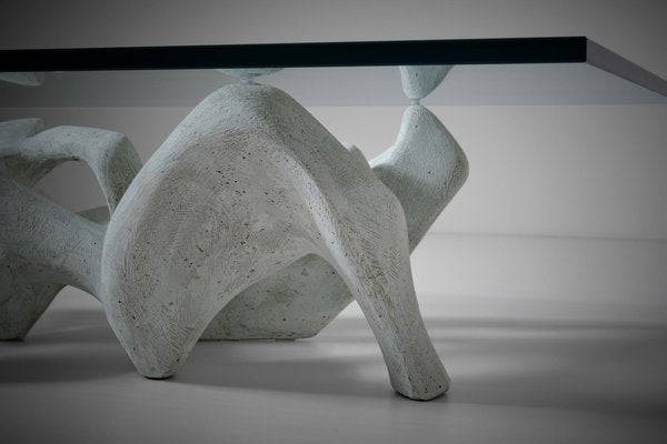 Sculptural Concrete Coffee Table, Italy, 1970s-CO-1450542