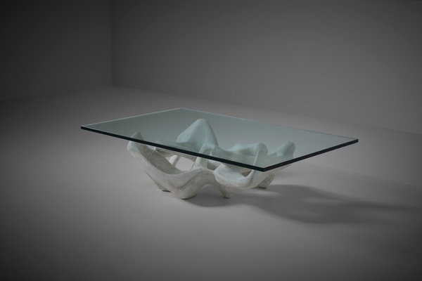 Sculptural Concrete Coffee Table, Italy, 1970s-CO-1450542