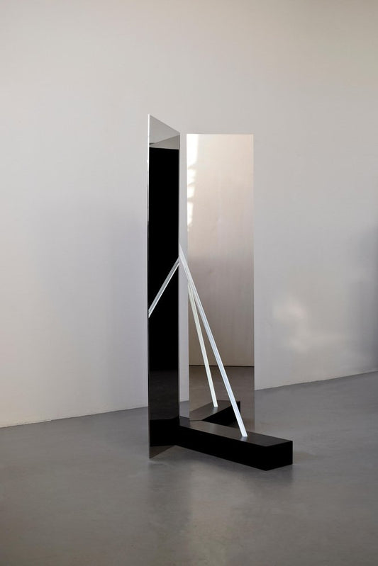 Sculptural Enlightened Mirror by Maximilian Michaelis