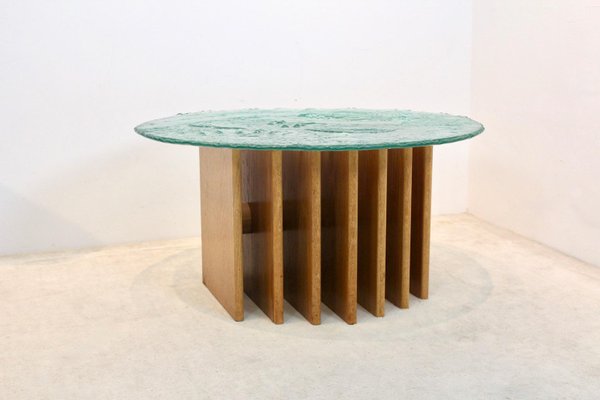 Sculptural Glass Top Coffee Table by Heinz Lilienthal-MO-1158538