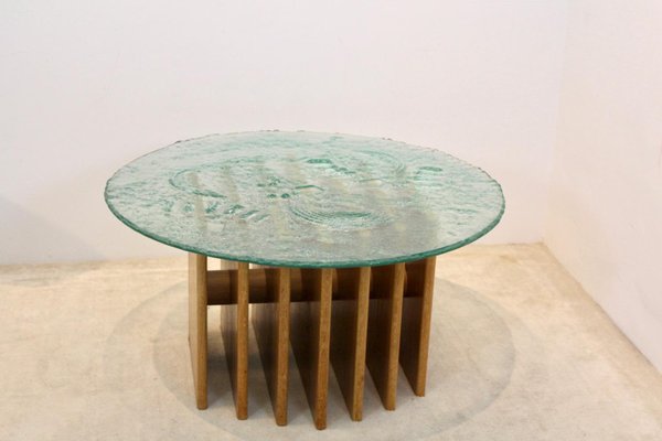 Sculptural Glass Top Coffee Table by Heinz Lilienthal-MO-1158538