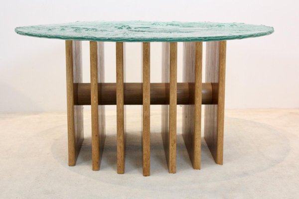 Sculptural Glass Top Coffee Table by Heinz Lilienthal-MO-1158538