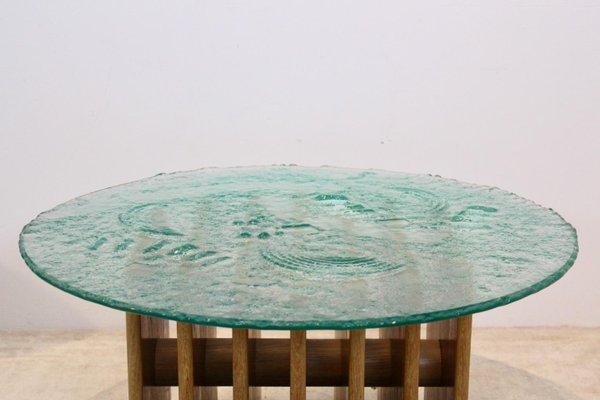 Sculptural Glass Top Coffee Table by Heinz Lilienthal-MO-1158538