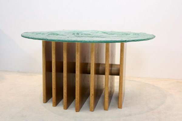 Sculptural Glass Top Coffee Table by Heinz Lilienthal-MO-1158538