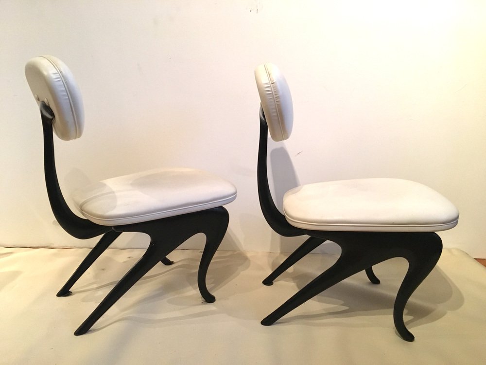 Sculptural Lounge Chairs by Jordan Mozer for the Hudson Restaurant Chicago, Set of 2