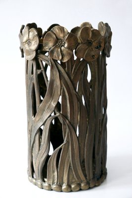 Sculptural Massive Brass Umbrella Stand 1960s-WPT-875818