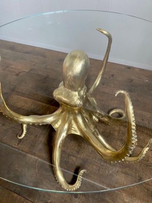 Sculptural Octopus Gilt Bronze Center or Dining Table-MBH-1052810