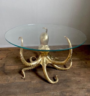 Sculptural Octopus Gilt Bronze Center or Dining Table-MBH-1052810