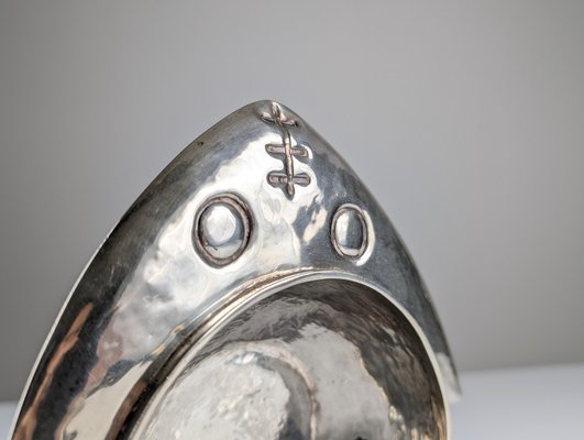 Sculptural Silver Bowl by Graziella Laffi, Peru, 1960s-JJT-2043450