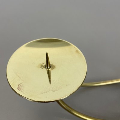 Sculptural Solid Brass Candleholder by Harald Buchrucker, Germany, 1950s-QZ-1135749