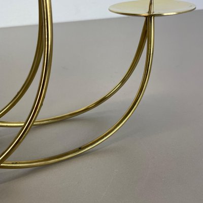 Sculptural Solid Brass Candleholder by Harald Buchrucker, Germany, 1950s-QZ-1135749