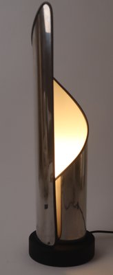 Sculptural Stainless Steel Floor Lamp from Stilnovo, 1970s-ESB-2043390