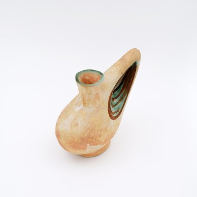 Sculptural Studio Ceramic Art Vase by Ceramist Nikos Dazelidis, Greece, 1960s-NYF-2019253