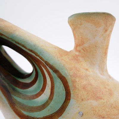 Sculptural Studio Ceramic Art Vase by Ceramist Nikos Dazelidis, Greece, 1960s-NYF-2019253