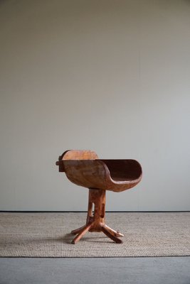 Sculptural Stump Chair in Solid Pine by Matti Martikka, 1960s-MXF-1095718