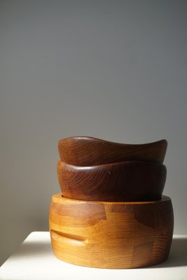 Sculptural Teak Bowl, Denmark, 1960s-MXF-1393158