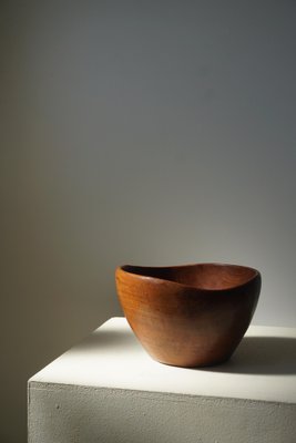 Sculptural Teak Bowl, Denmark, 1960s-MXF-1393158