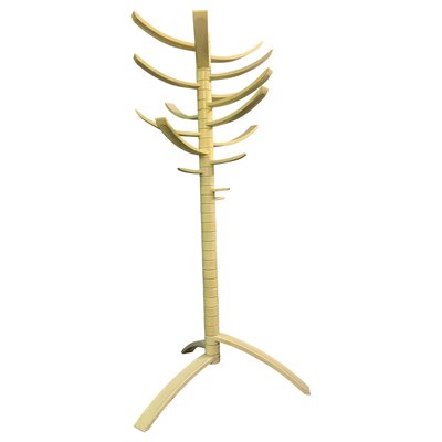 Sculptural White Lacquered Wood Coat Rack by Bruce Tippett Renna for Knoll International-FGA-923056