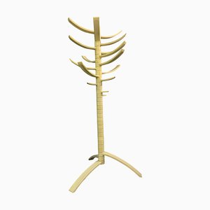 Sculptural White Lacquered Wood Coat Rack by Bruce Tippett Renna for Knoll International-FGA-923056