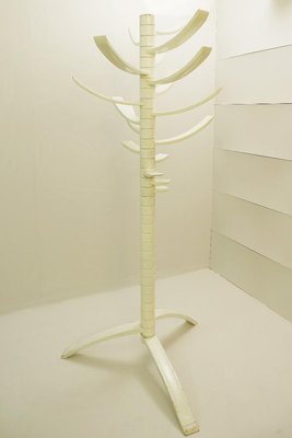 Sculptural White Lacquered Wood Coat Rack by Bruce Tippett Renna from Gavina-FGA-922763