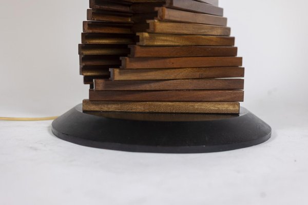 Sculptural Wooden Lamp Base. 1980s-CEJ-1735639