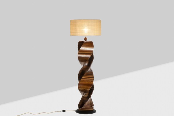 Sculptural Wooden Lamp Base. 1980s-CEJ-1735639