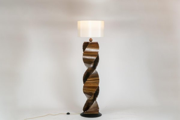 Sculptural Wooden Lamp Base. 1980s-CEJ-1735639