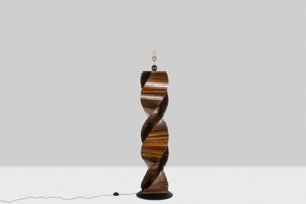 Sculptural Wooden Lamp Base. 1980s-CEJ-1735639