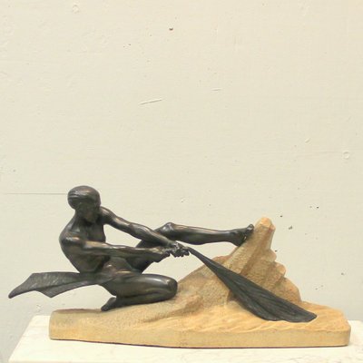 Sculpture by Max Le Verrier, 1940s-NE-568261