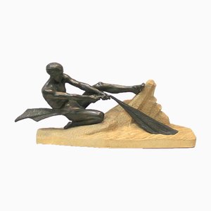 Sculpture by Max Le Verrier, 1940s-NE-568261